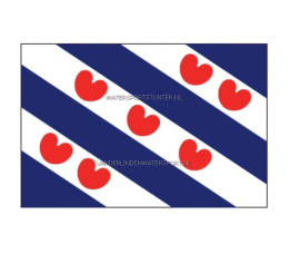 Vlag Friesland 20x30 cm