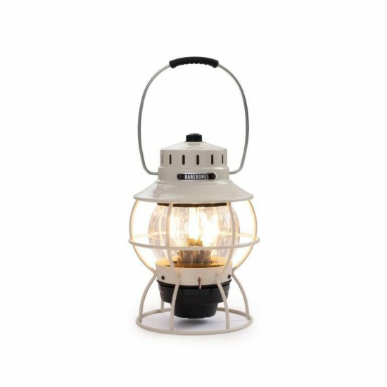 Barebones Outpost Lantern - Vintage White