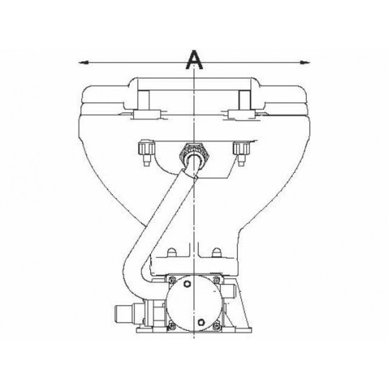 Talamex Elektrisch Toilet - Large - 24V