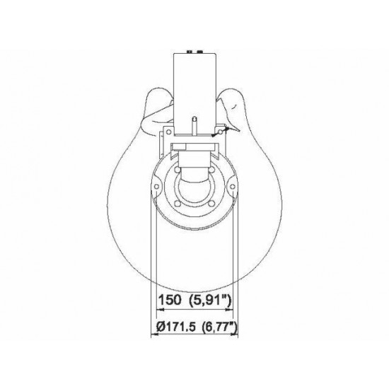 Talamex Elektrisch Toilet - Large - 24V