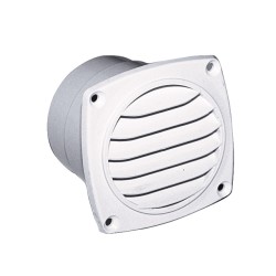 Ventilatierooster abs 92x92mm wit Ventilatierooster abs 92x92mm wit