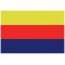 Vlag Noord-Holland 30x45cm