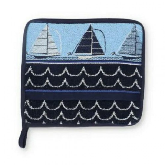 Pannenlap Zeilboot Donker Blauw Pannenlap Zeilboot Donker Blauw