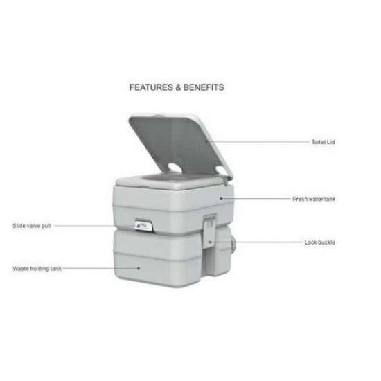 Seaflo draagbaar toilet Seaflo draagbaar toilet