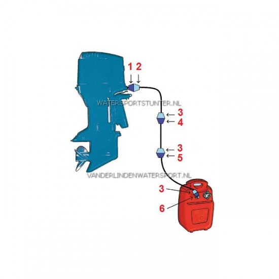 Connector Suzuki Motor 12,5 mm - Vrouw