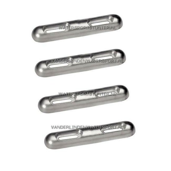 Aluminium Anode (Sleufanode) 1,1 kg *** 4 STUKS ***