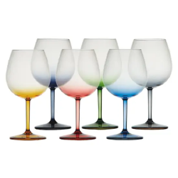 Party Colour 6 stuks Ballonglazen Party Colour 6 stuks Ballonglazen