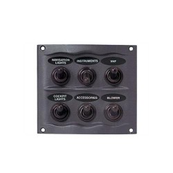 Schakelpaneel Bep 6-Voudig 12 Volt