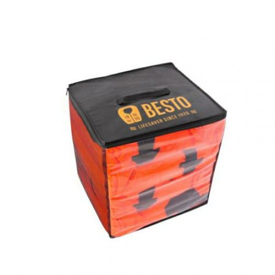 Besto - Tas met 4 vesten 100N adult Besto - Tas met 4 vesten 100N adult