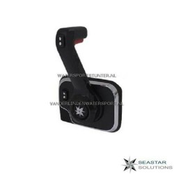 Seastar Motorbediening CHX8555 Zwart Zijmontage Met Trim En Tilt