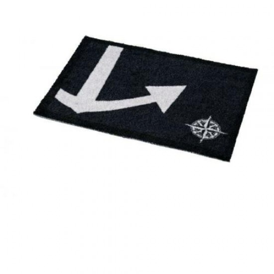 Antislip Deurmat - Anker - Zwart Antislip Deurmat - Anker - Zwart