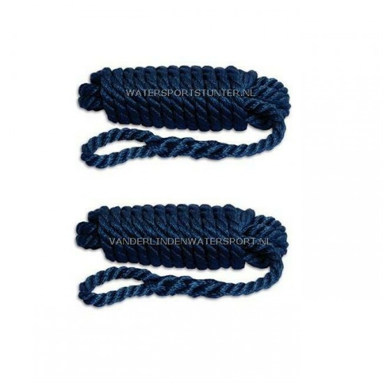 Fenderlijn Navy 10 mm - 2,5 Meter - 2 Stuks