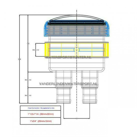 Allpa Koelwaterfilter 19-25 mm 150 Liter