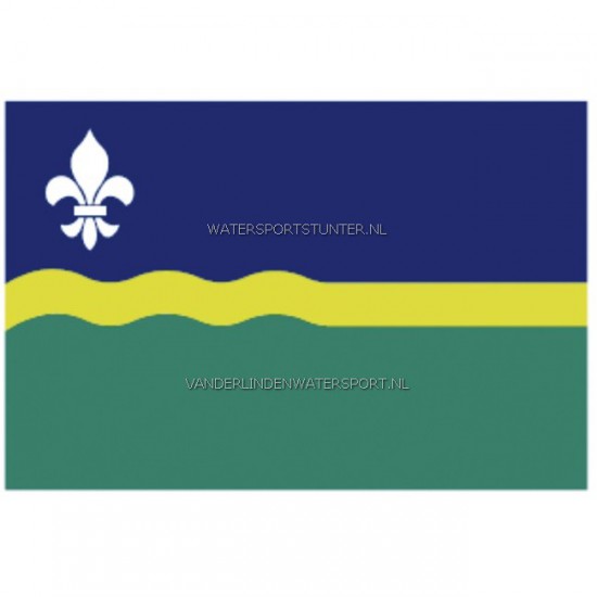 Vlag Flevoland 20x30 cm