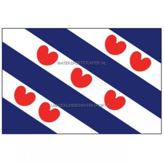 Vlag Friesland 20x30 cm