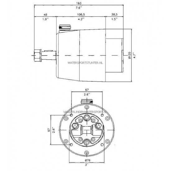 Hydraulische Besturingsset Type 30