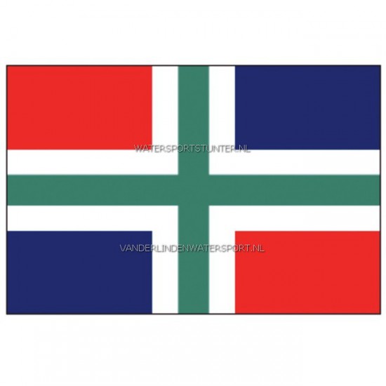 Vlag Groningen 20x30 cm