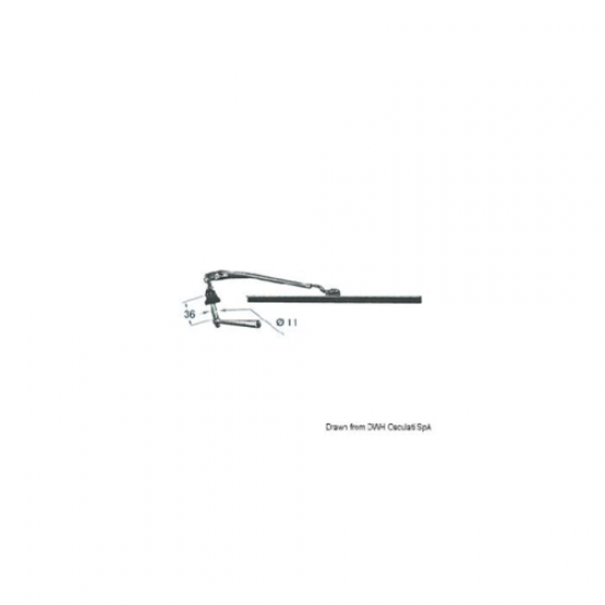 Ruitenwisser 28cm handbediend