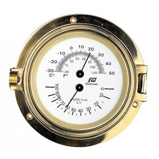 Plastimo Thermo-hygrometer - koper 4,5 inch