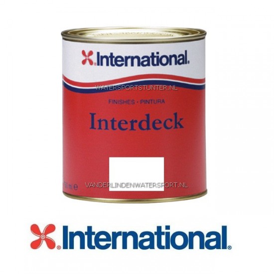 Interntional Interdeck Antislipverf Wit 750 ml