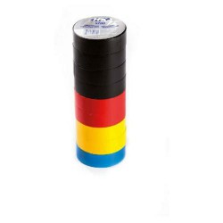 10X10M ISOLATIETAPE 19MM-5 KLEUREN 10X10M ISOLATIETAPE 19MM-5 KLEUREN