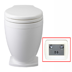 Jabsco Toilet Lite Flush 24 Volt Paneel Bediening - 58500-1024 Jabsco Toilet Lite Flush 24 Volt Paneel Bediening - 58500-1024
