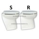 Jabsco Toilet Luxe 17 Drinkwater Schuin HB 12 Volt - 58020-1012