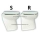 Jabsco Toilet Luxe 14 Drinkwater Schuin HB 24 Volt - 58060-1024