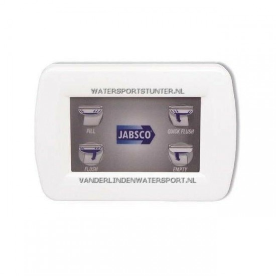 Jabsco Toilet Luxe 17 Buitenwater Schuin HB 12 Volt - 58220-1012