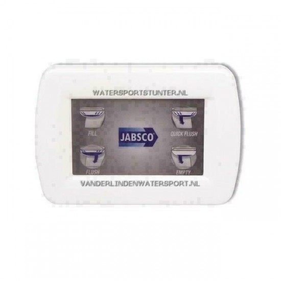 Jabsco Toilet Luxe 14 Buitenwater Recht HB 12 Volt - 58280-1012