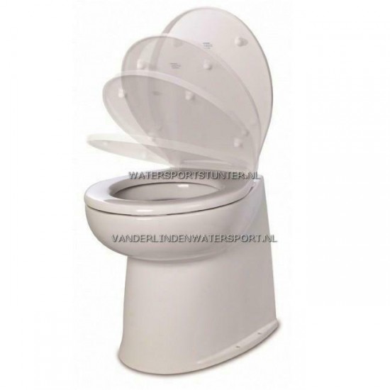 Jabsco Toilet Luxe 17 Buitenwater Recht SC 12 Volt - 58240-3012