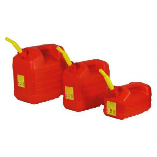 Rode Jerrycan met tuit 5L Rode Jerrycan met tuit 5L