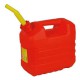 Rode Jerrycan met tuit 10L Rode Jerrycan met tuit 10L