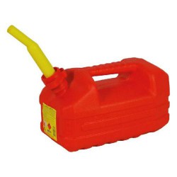 Rode Jerrycan met tuit 5L Rode Jerrycan met tuit 5L