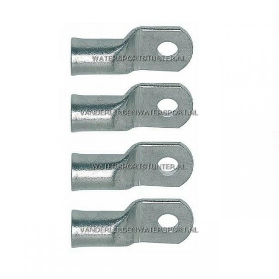 Kabelschoen Massief 16 mm2 Gat 8 mm - 4 Stuks