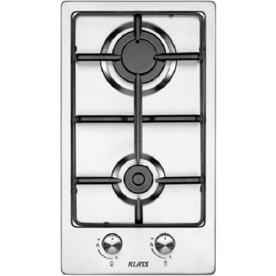 Klass kookplaat RVS 30,5x51cm