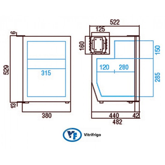 Vitrifrigo Sea Classic C51i - Afhalen