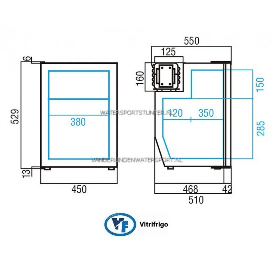 Vitrifrigo Sea Classic C62i - Afhalen