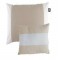 Waterproof kussenset 60x40 & 30x40 zand en wit
