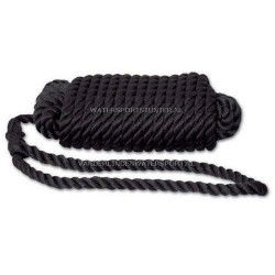 Landvast Met Oog Zwart 8 mm x 6 Meter Landvast Met Oog Zwart 8 mm x 6 Meter