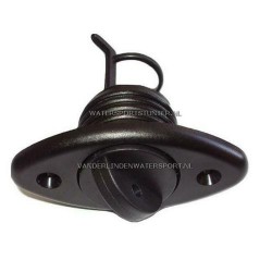 Lensplug Ovaal Kunststof 60 mm Zwart Lensplug Ovaal Kunststof 60 mm Zwart