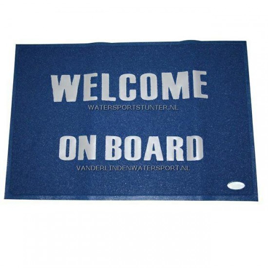 Deurmat PVC Welcome 32x60 cm