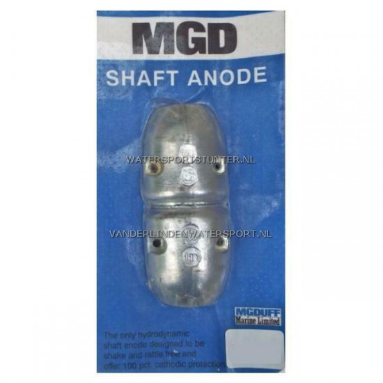 MGDuff Schroefasanode Aluminium 22 mm