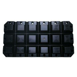 Majoni multifender 60x30x8 cm zwart Majoni multifender 60x30x8 cm zwart