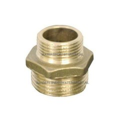 Verloopnippel Messing Buiten-Buiten 1-2 x 3-8 Verloopnippel Messing Buiten-Buiten 1-2 x 3-8