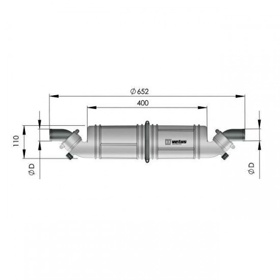 Vetus Waterlock - Geluiddemper NLPH45