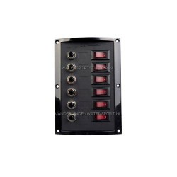 Schakelpaneel Sea 6-Voudig 12 Volt Automatisch