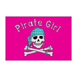 Piratenvlag - 30x45cm Pirate Girl