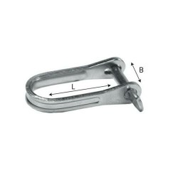 Plaatsluiting RVS 5 mm (11x18) Plaatsluiting RVS 5 mm (11x18)