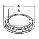 Plafonniere Rvs 12 Volt 140 mm Zwarte Schakelaar